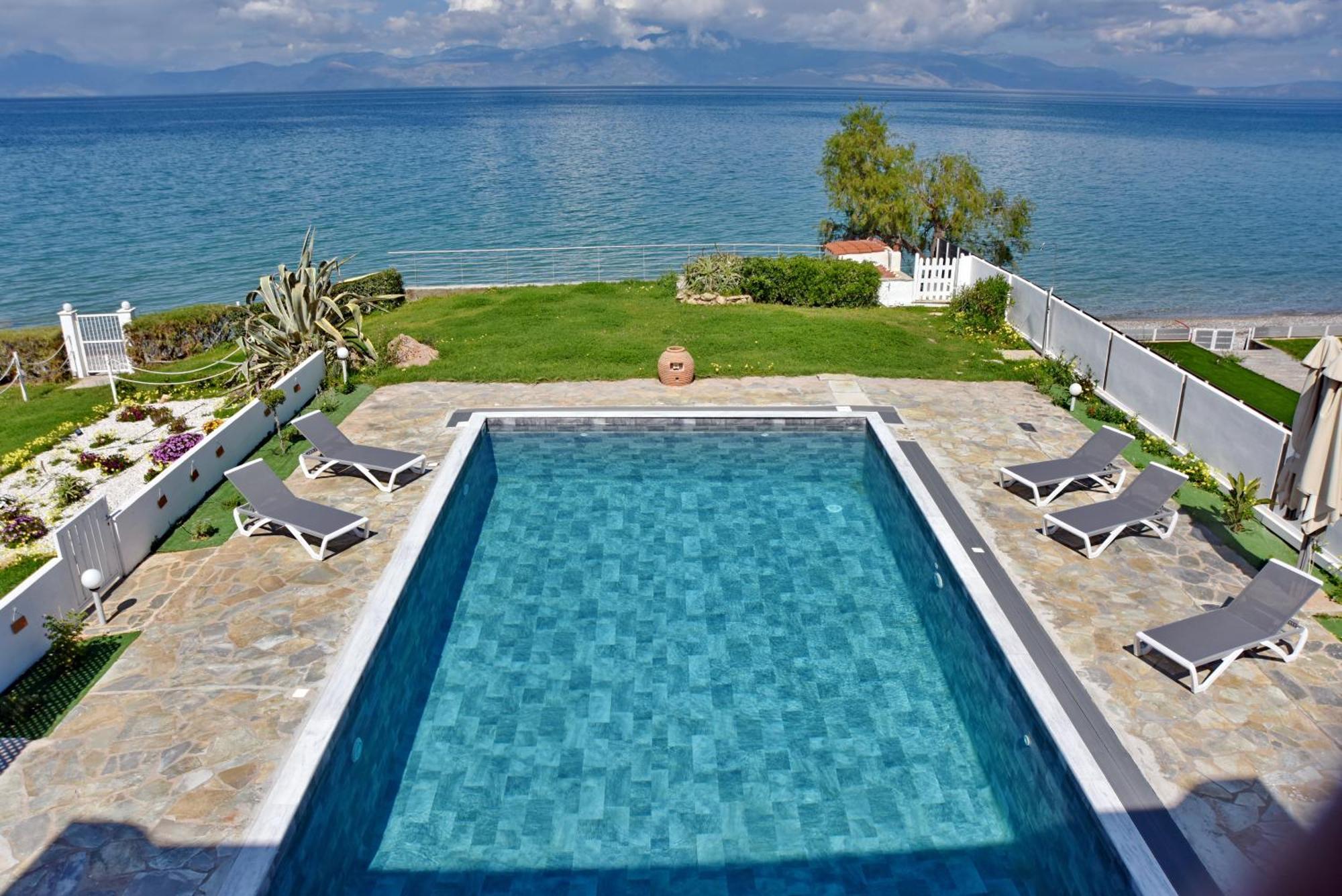 Antorina Beachfront Villas With Private Pools Kamari  Eksteriør bilde