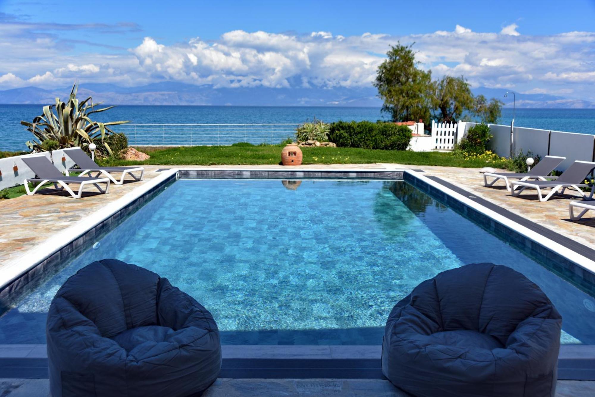 Antorina Beachfront Villas With Private Pools Kamari  Eksteriør bilde